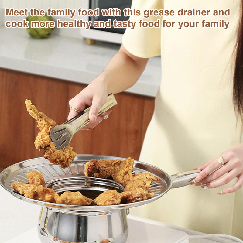 Kitchen Baking Rack - Fried Food Draining Rack Stainless Steel