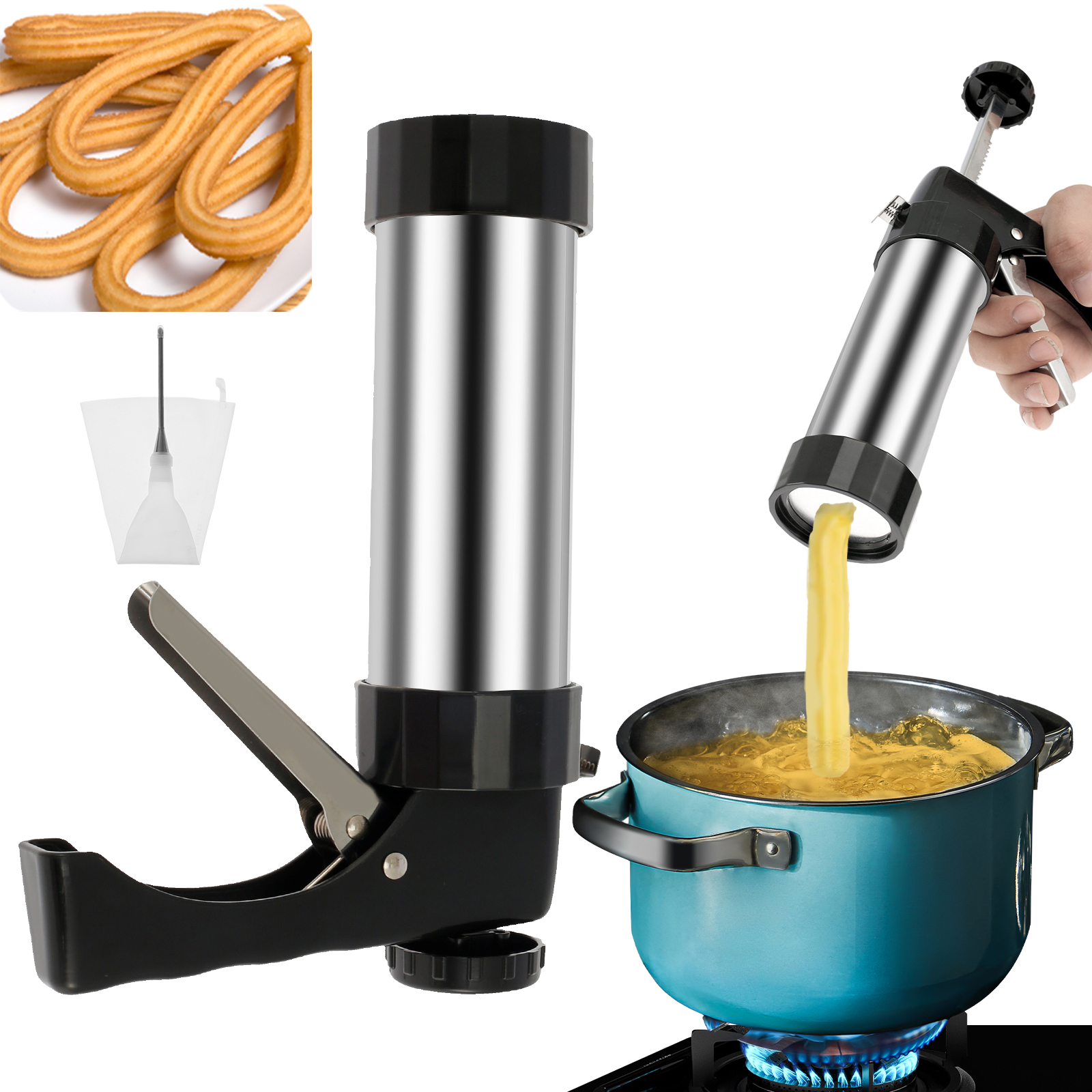 Kitchen Appliances For Baking - Churrera Churro Maker Machine Stainless Steel