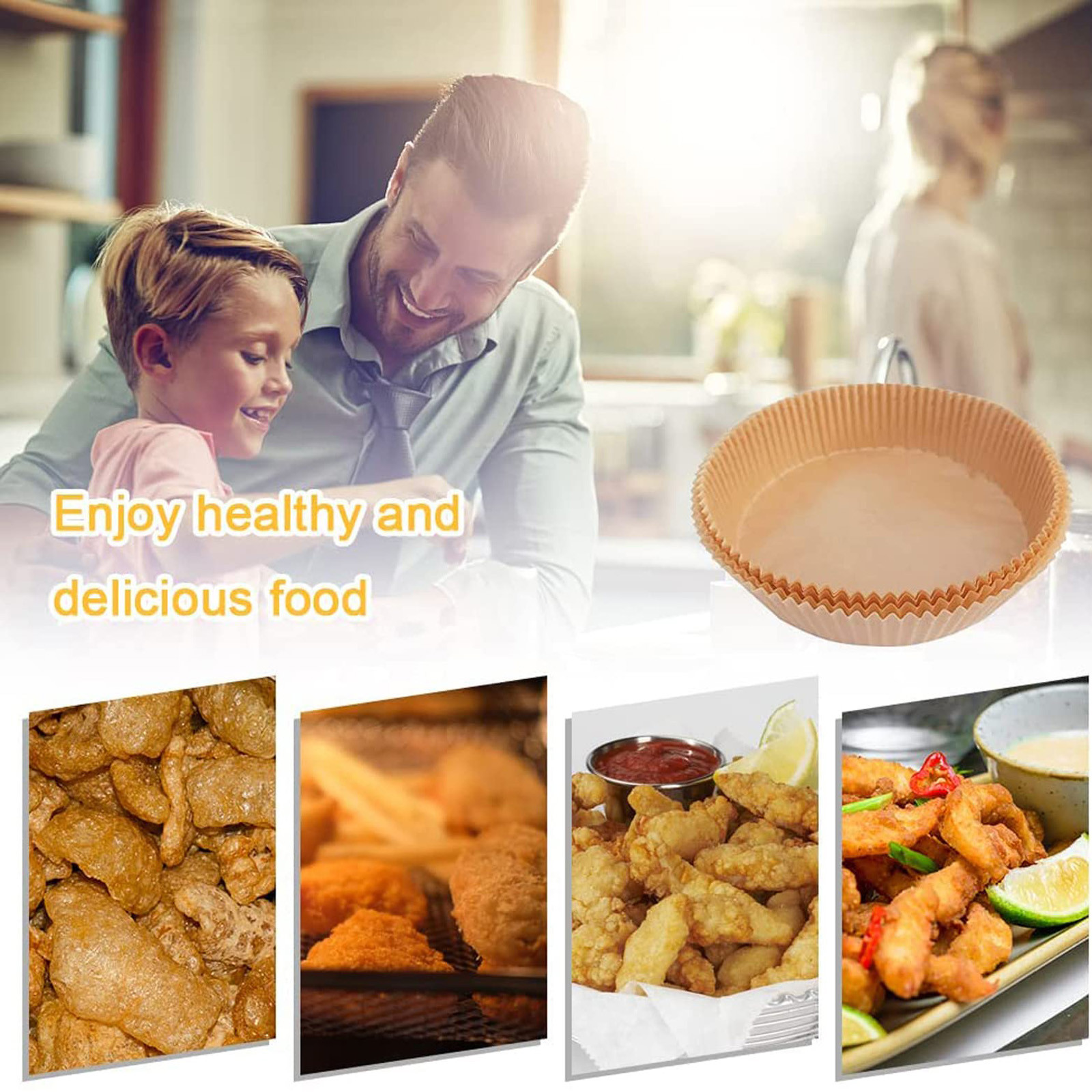 10pc Natural Air Fryer Liners  - Kitchen Grade Baking Sheet avaliação e preço