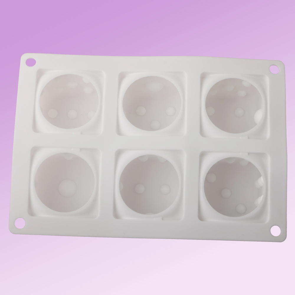 6-Cell Cube Mousse Cake Mould  - Kitchen Appliances For Baking avaliação e preço