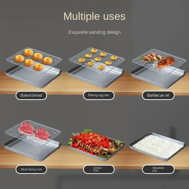 Stainless Steel Baking Pan Tra - Kitchen Baking Rack avaliação e preço