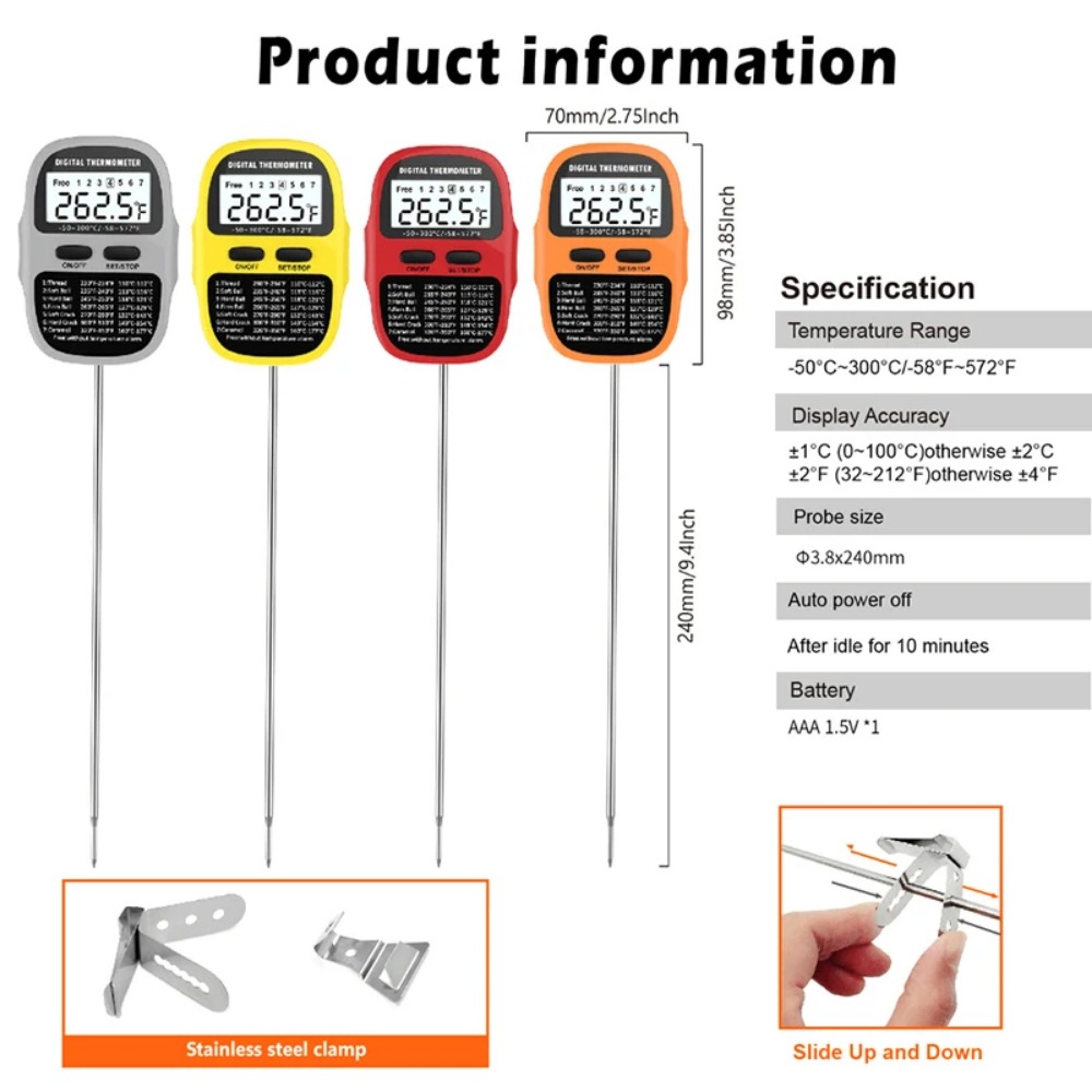 Instant Read Digital Kitchen F - Kitchen Baking Tools avaliação e preço
