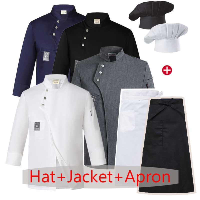Long Sleeve Chef Jackets Resta - Kitchen Set Bakery avaliação e preço