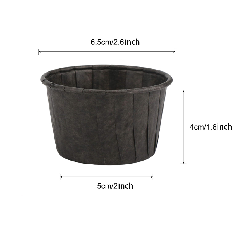 25Pcs Rolled Edge Cake Cups, W - Kitchen Paper For Baking avaliação e preço