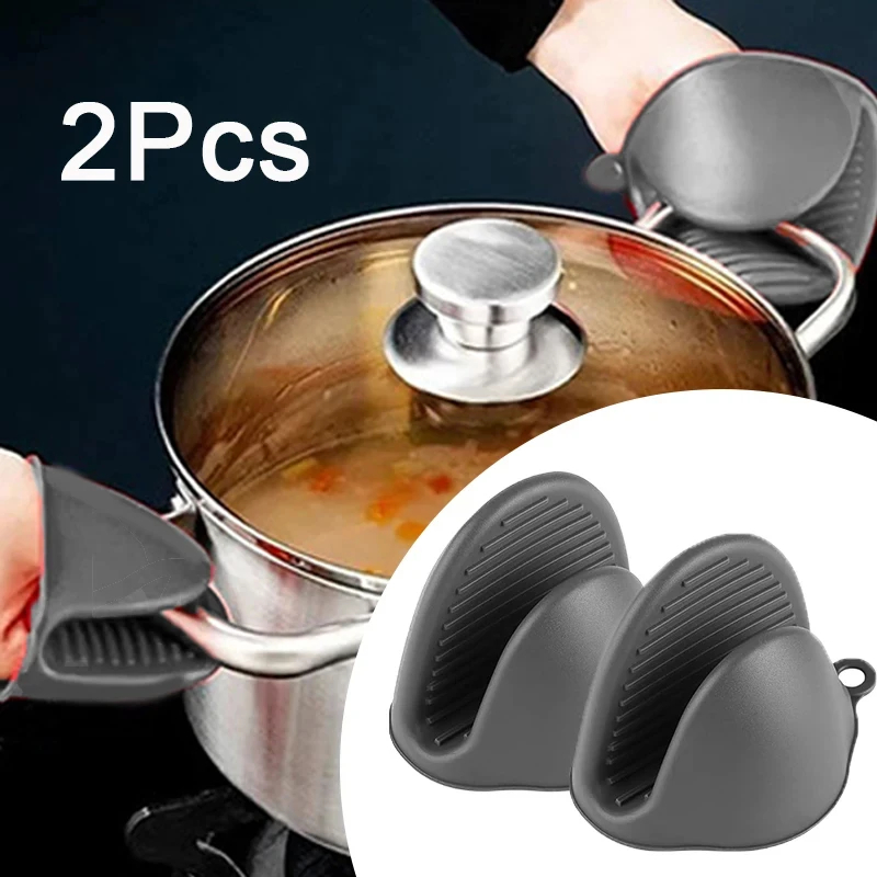 2pcs Mini Oven Gloves Silicone - Kitchen Baking Rack avaliação e preço