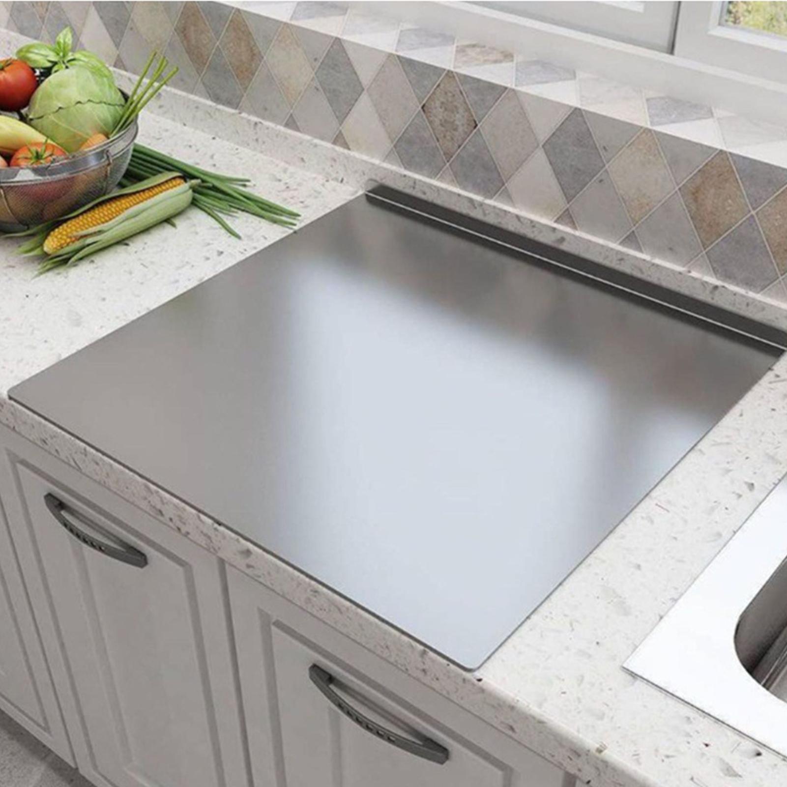 Stainless Steel Cutting Board  - Kitchen Baking Tools avaliação e preço