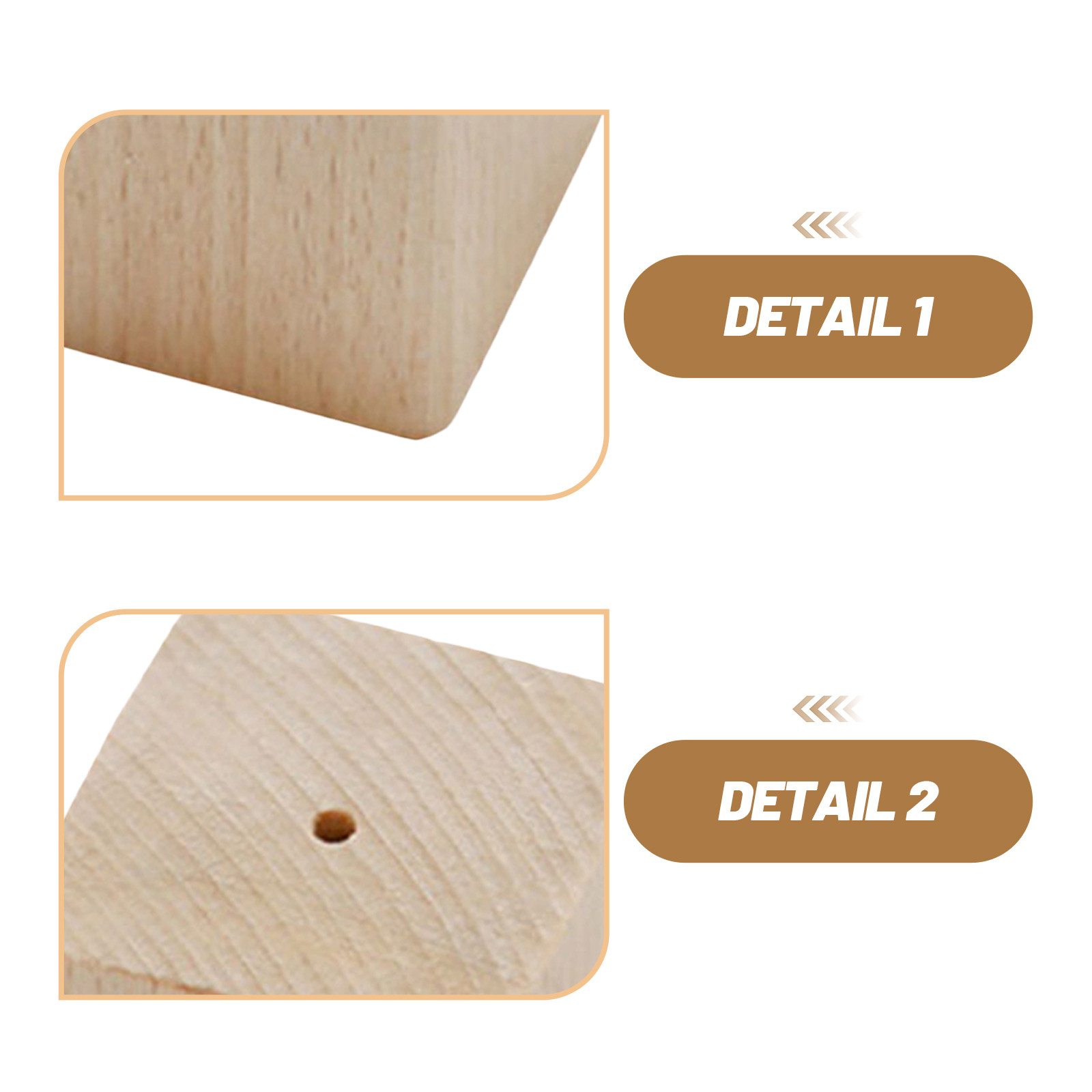 2Pcs Wooden Flower Nail Stand  - Kitchen Baking Tools avaliação e preço