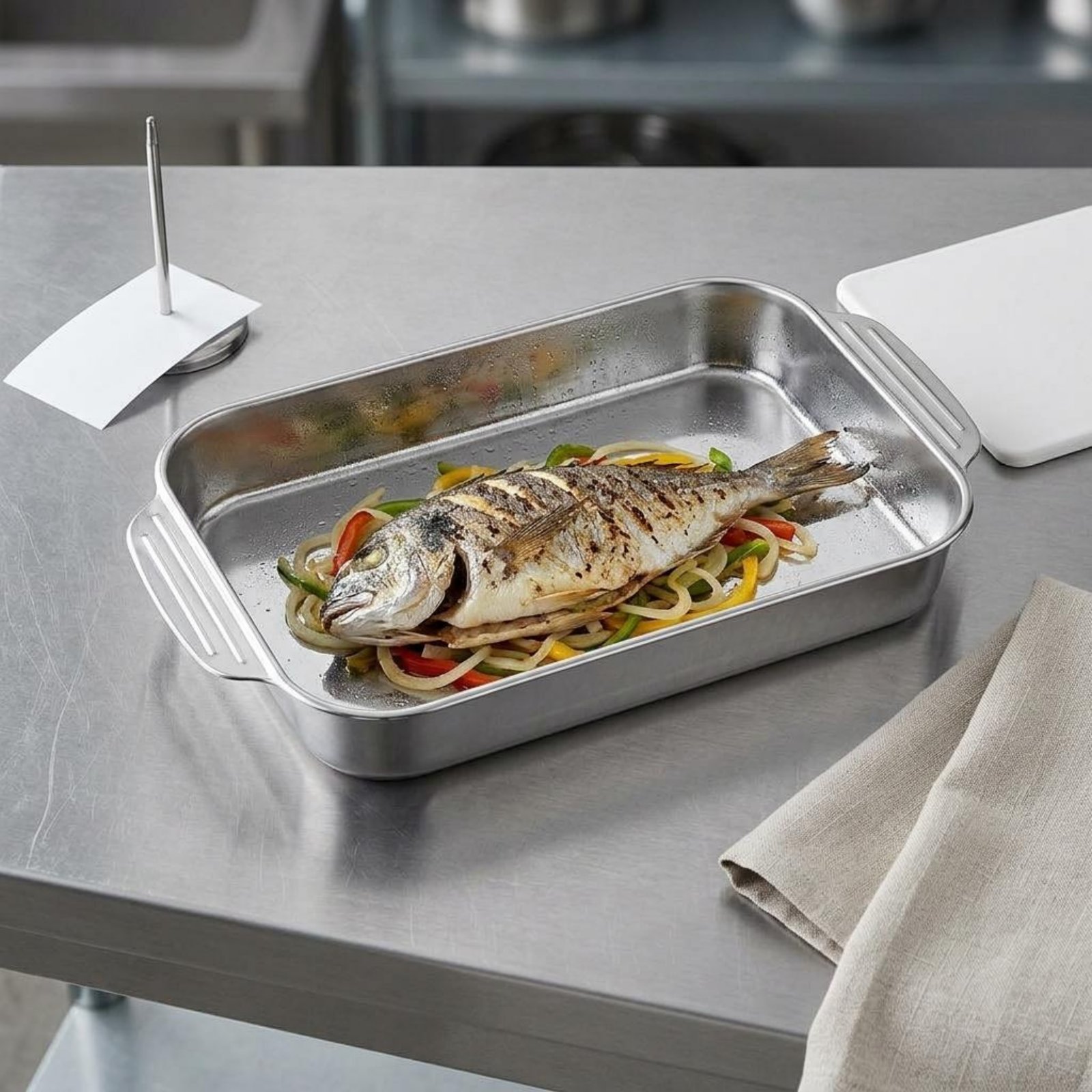 Stainless Steel Roasting Pan R - Kitchen Baking Corner avaliação e preço