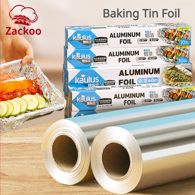 Zackoo 10/20/40M Aluminium Foi - Kitchen Paper For Baking avaliação e preço