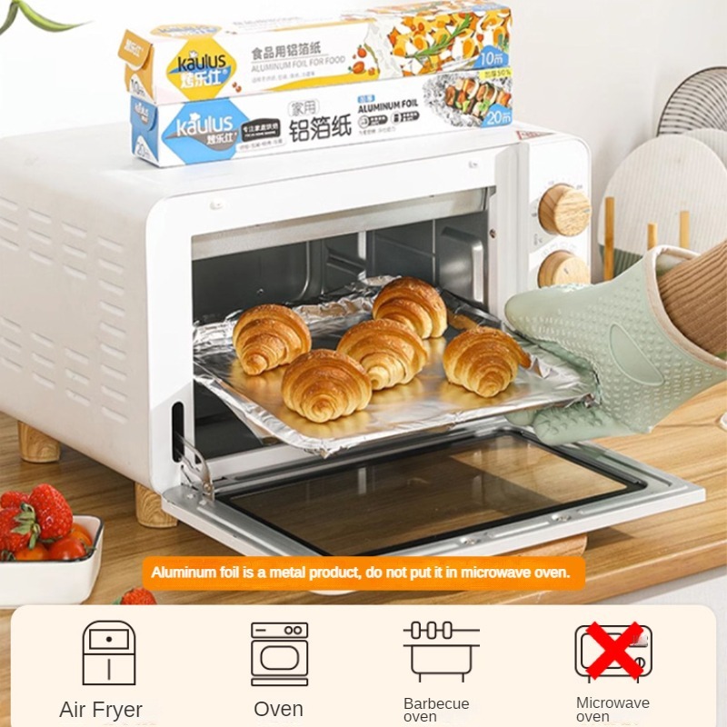 Zackoo 10/20/40M Aluminium Foi - Kitchen Paper For Baking avaliação e preço