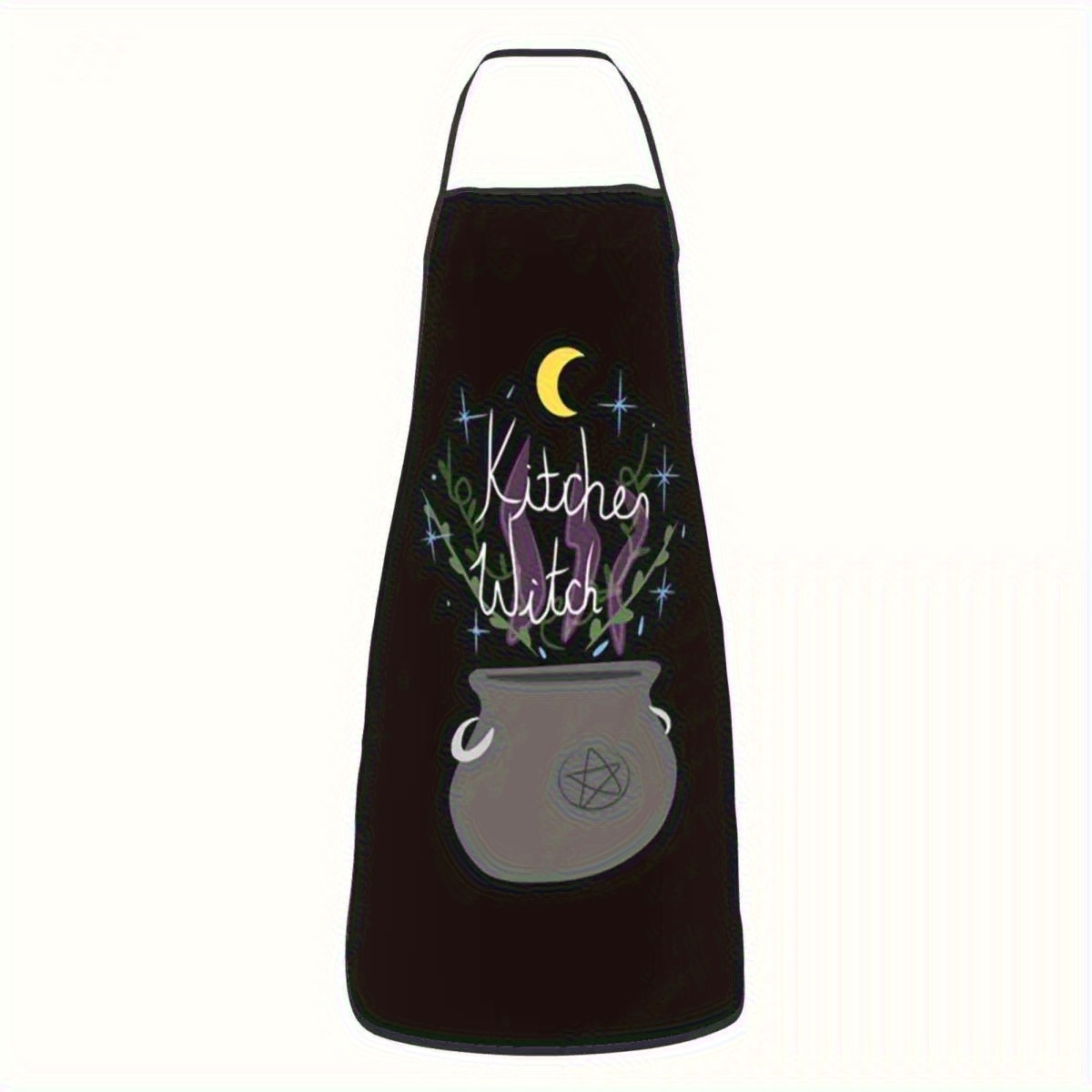 1pc Witch Kitchen Apron with C - Kitchen Witch Baking avaliação e preço