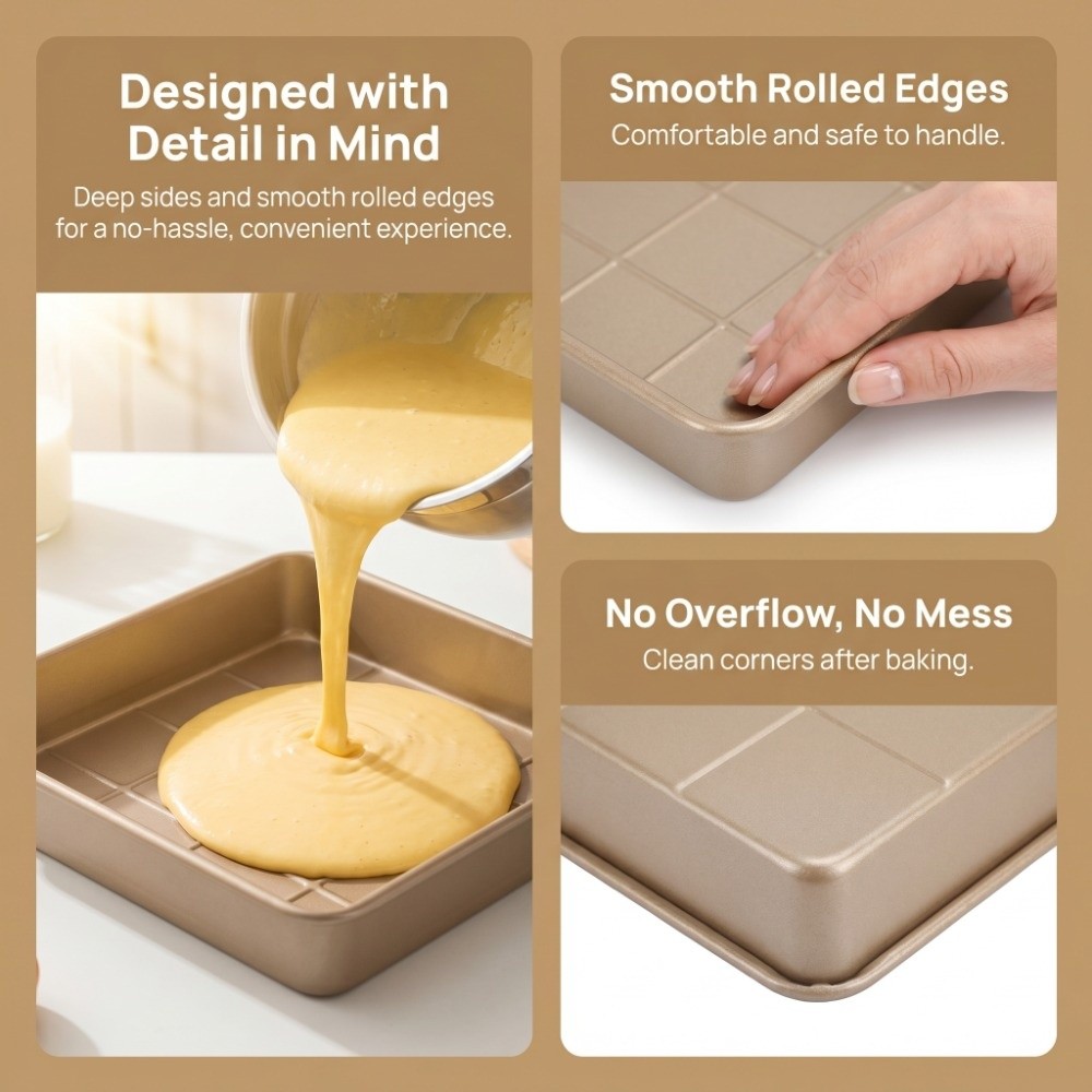 Thick Carbon Steell Sheet Pan  - Kitchen Grade Baking Sheet avaliação e preço