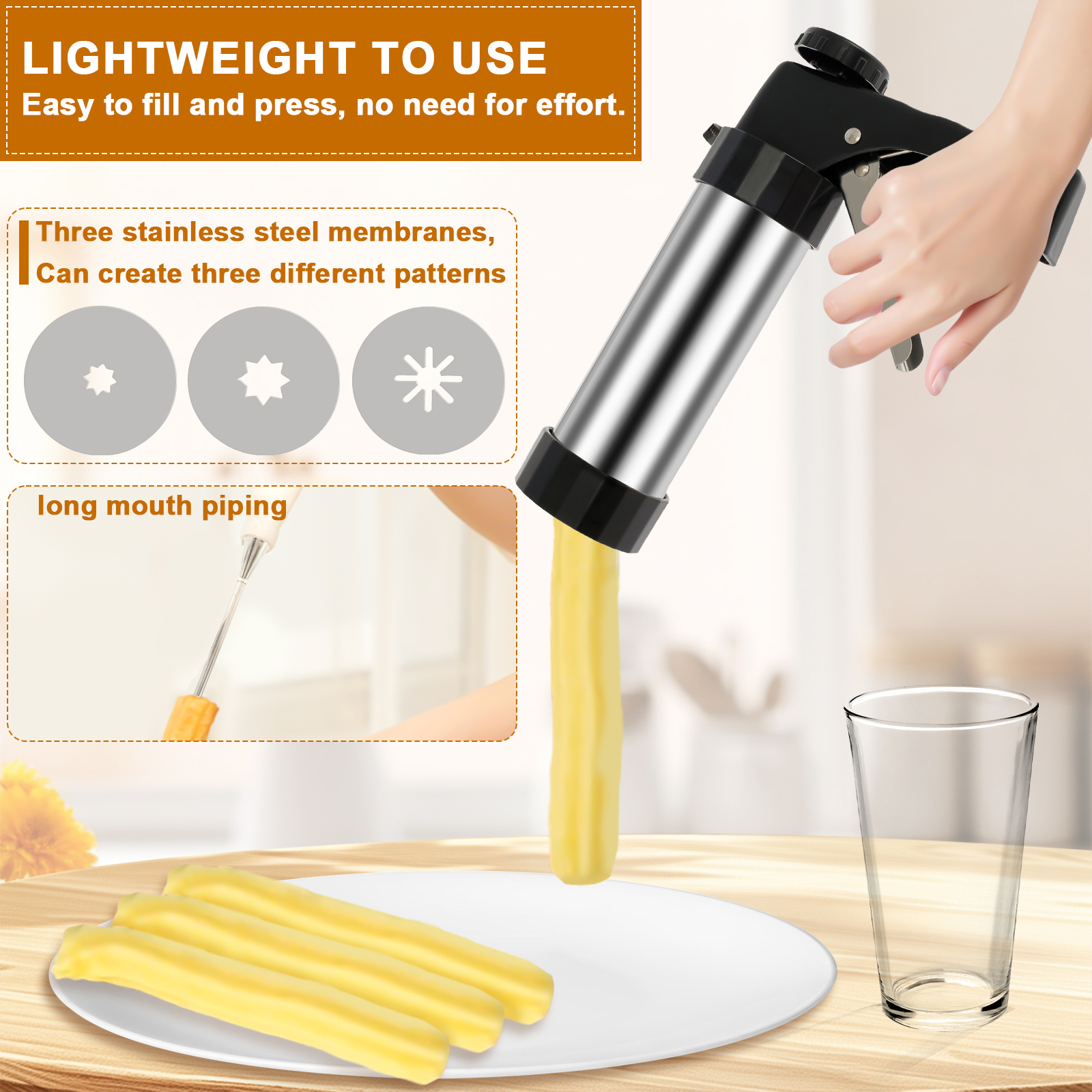 Churrera Churro Maker Machine  - Kitchen Appliances For Baking avaliação e preço