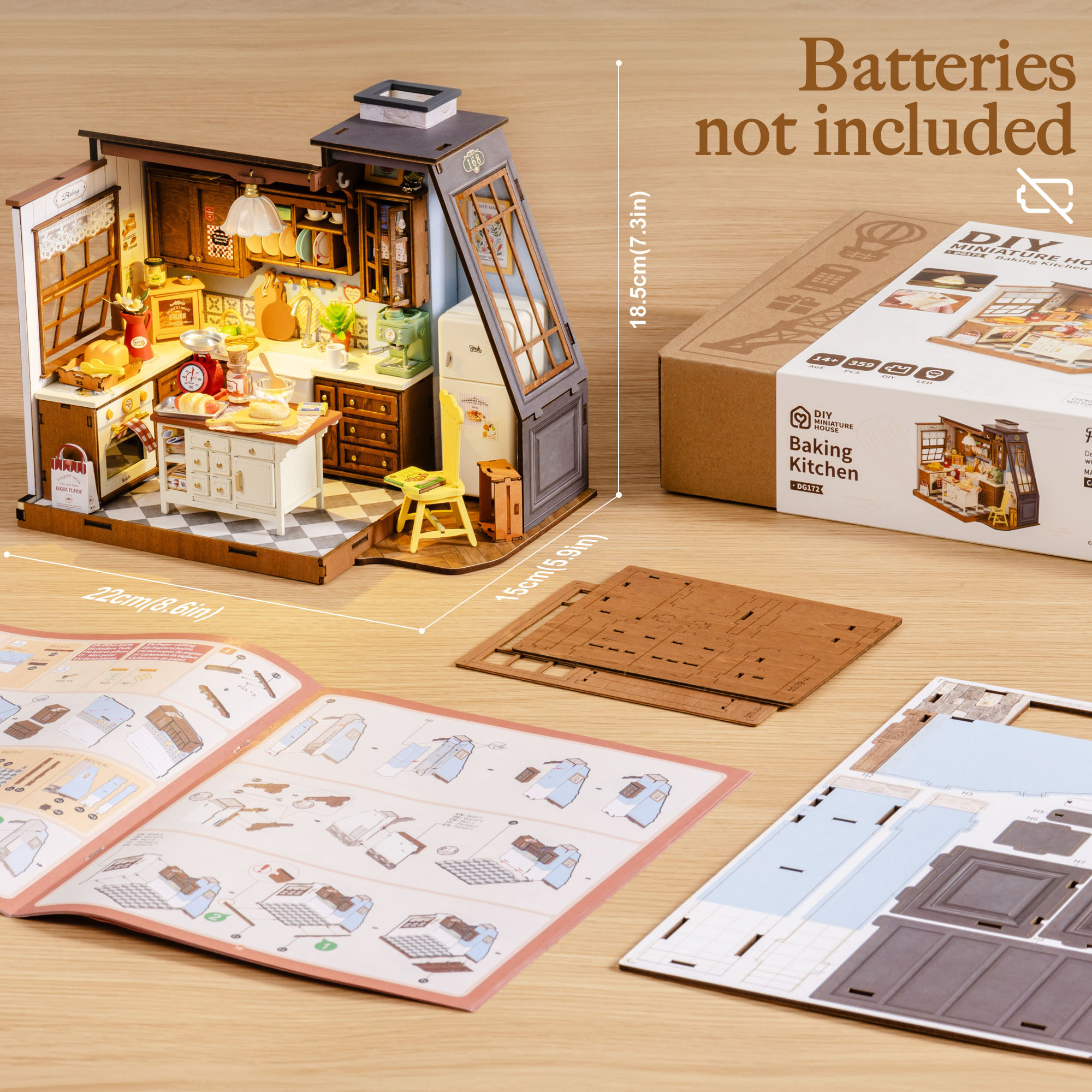 Rolife DIY Miniature House Kit - Baking Kitchen Dg172 avaliação e preço