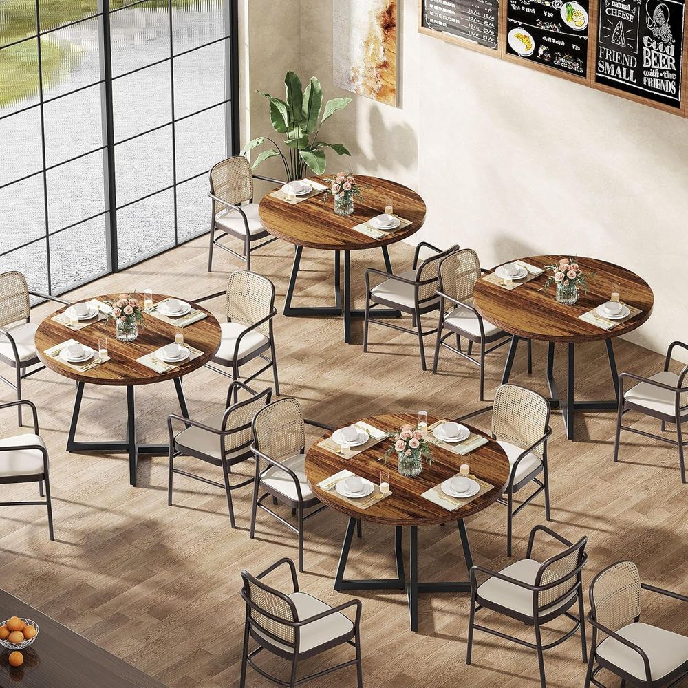 Heavy-Duty 4-Seat Dining Table - Kitchen Set Bakery avaliação e preço