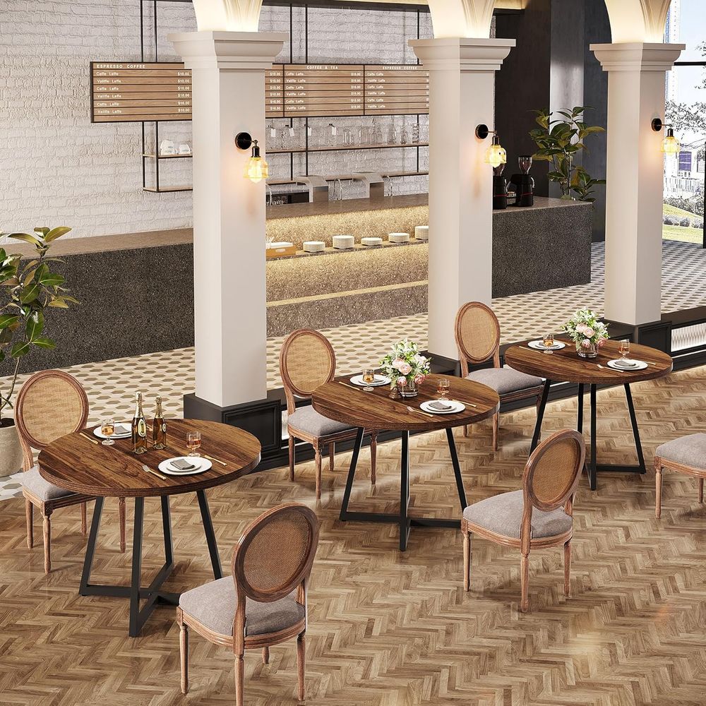 Heavy-Duty 4-Seat Dining Table - Kitchen Set Bakery avaliação e preço