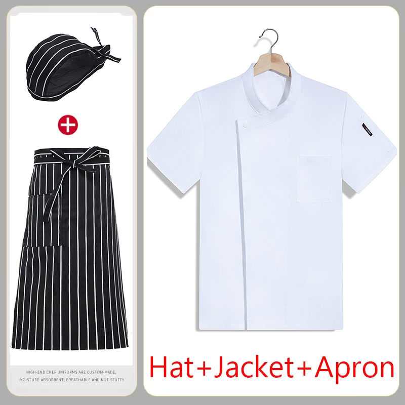 Summer Chef Uniform 3-Set Brea - Kitchen Set Bakery avaliação e preço
