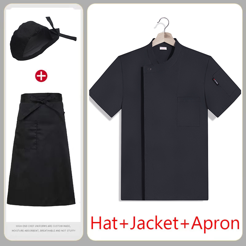 Summer Chef Uniform 3-Set Brea - Kitchen Set Bakery avaliação e preço