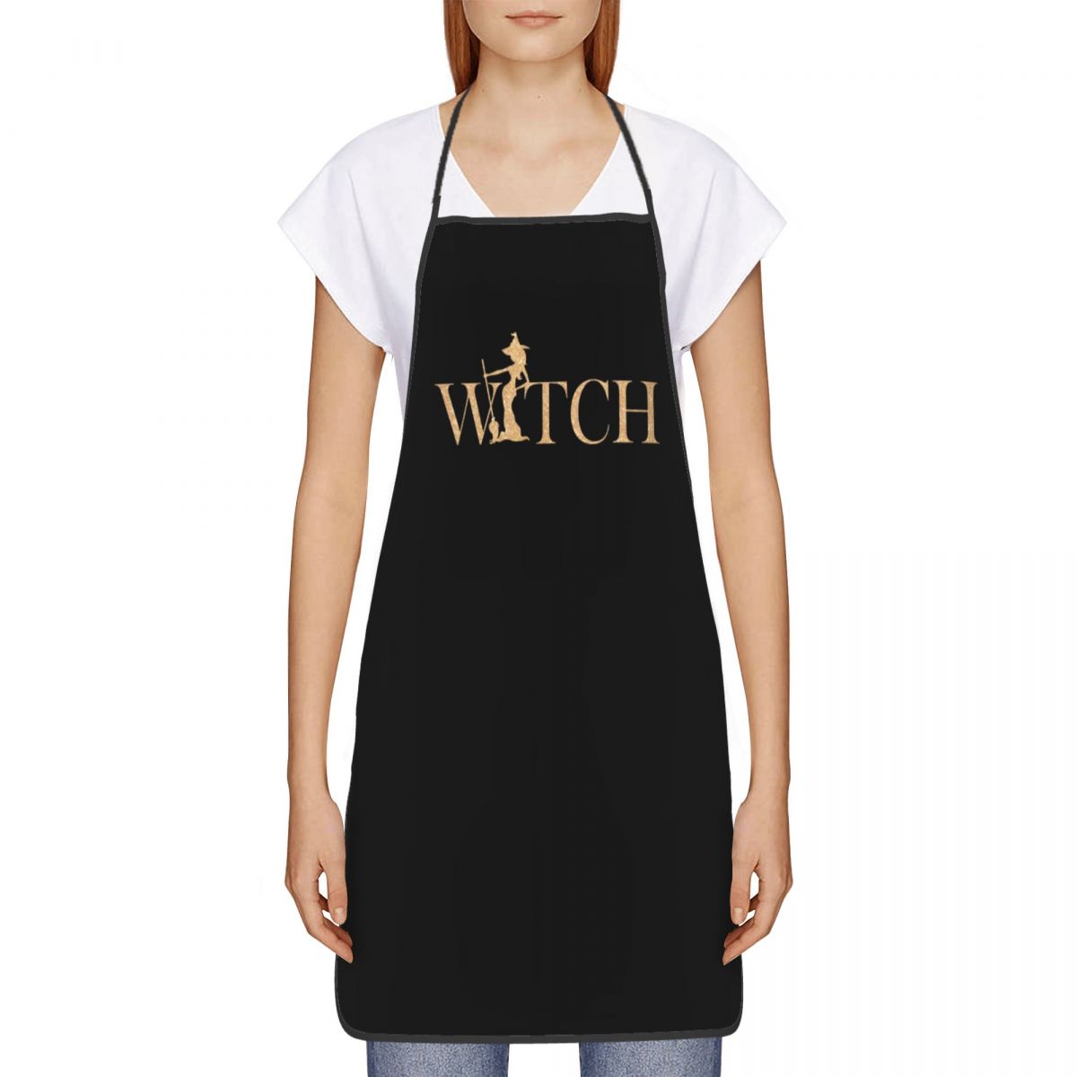 Funny Witch Bib Apron Women Me - Kitchen Witch Baking avaliação e preço