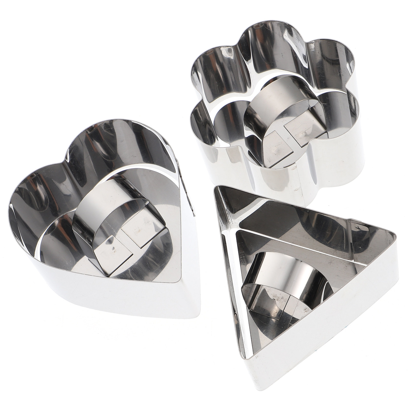 3Sets Stainless Steel Cookie M - Baking Kitchen Diy avaliação e preço