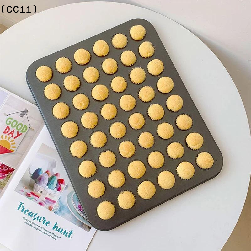48 Holes Round Muffin Cake Pan - Kitchen Baking Tools avaliação e preço