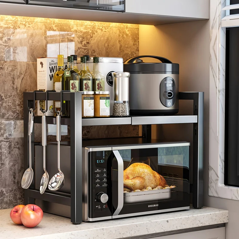 Expandable Microwave Shelf, Mi - Kitchen Baking Rack avaliação e preço