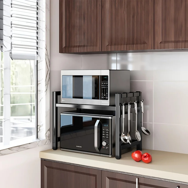 Expandable Microwave Shelf, Mi - Kitchen Baking Rack avaliação e preço