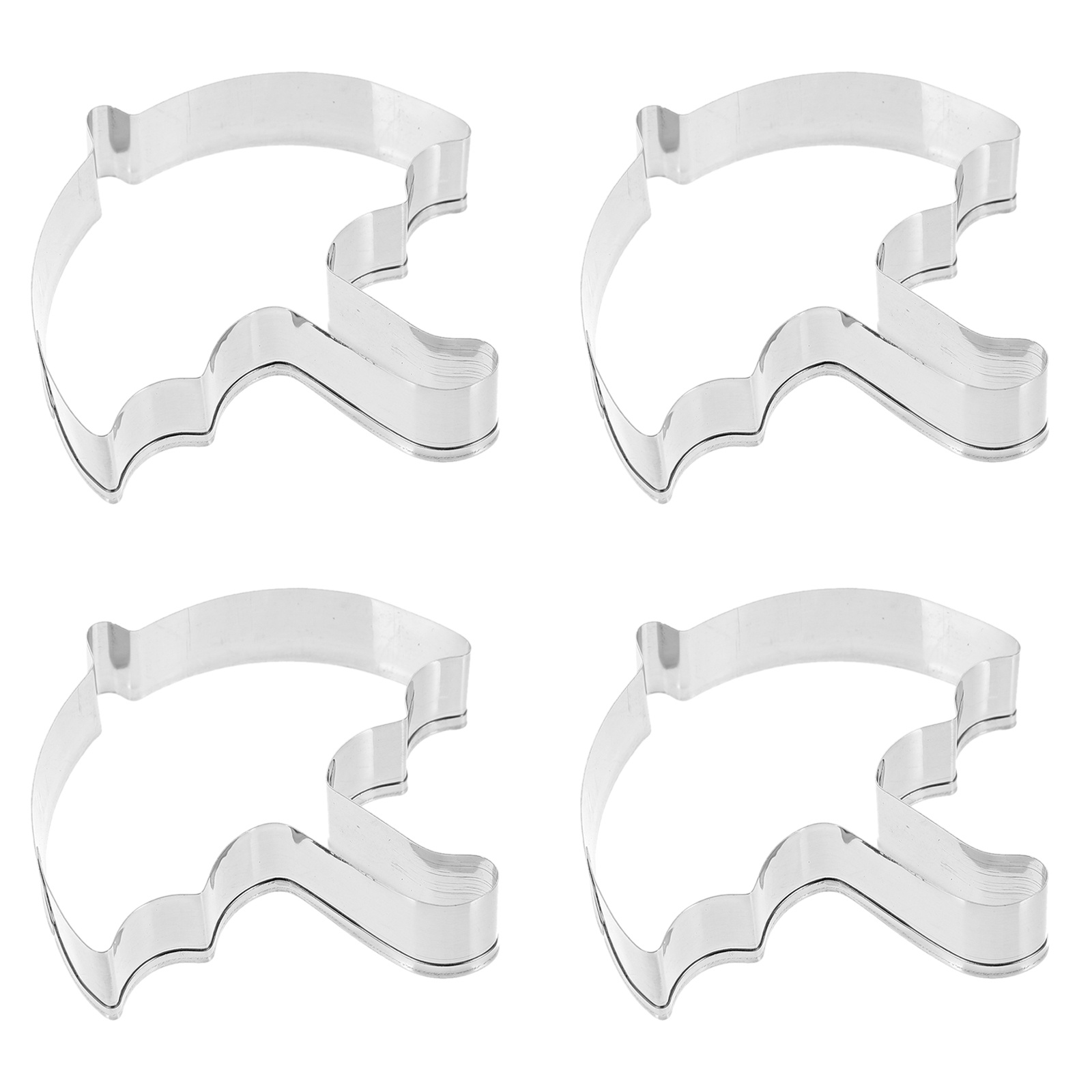 4Pcs Umbrella Design Stainless - Baking Kitchen Diy avaliação e preço