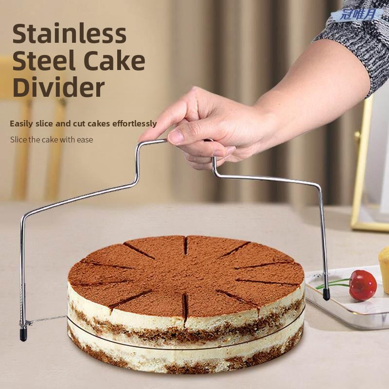 Stainless Steel Cake Layer Cut - Kitchen Baking Corner avaliação e preço