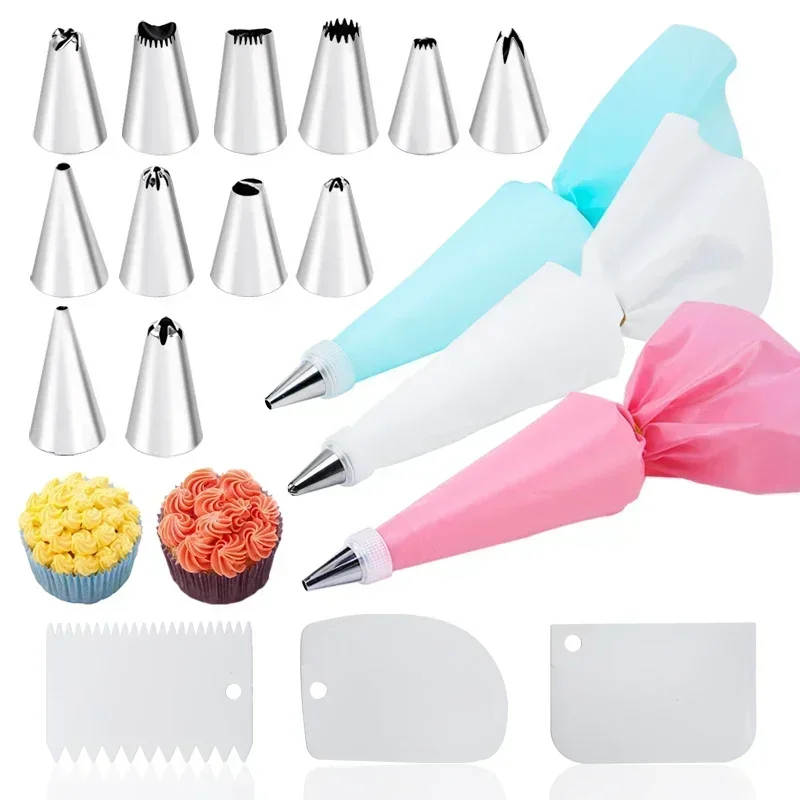 1/2/3/4Set Pastry Bag And Stai - Kitchen Set Bakery avaliação e preço