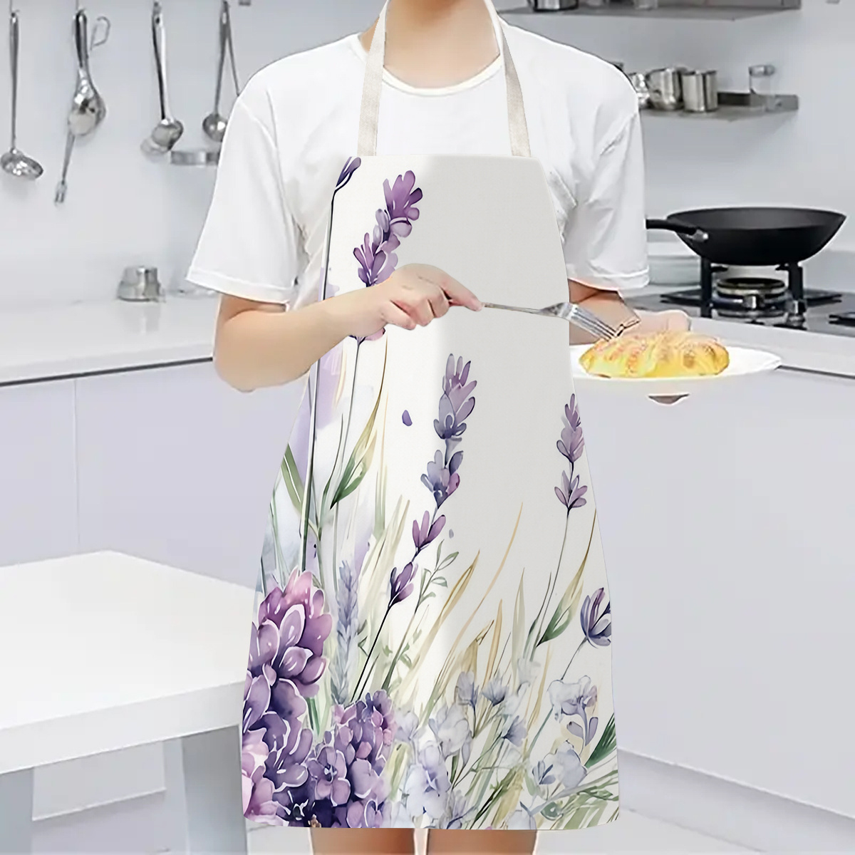 1pc Witch Cauldron Apron Linen - Kitchen Witch Baking avaliação e preço