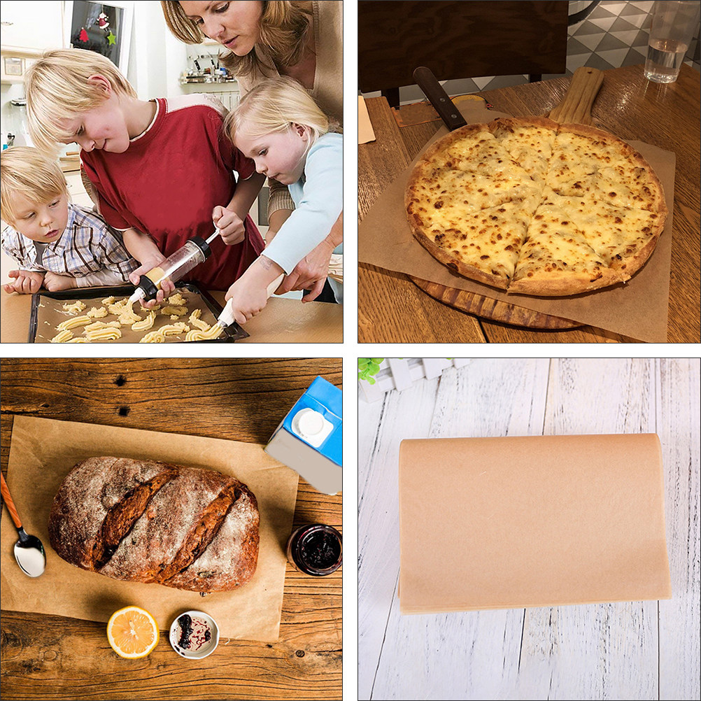 100Pcs Food Grade Parchment Pa - Kitchen Grade Baking Sheet avaliação e preço