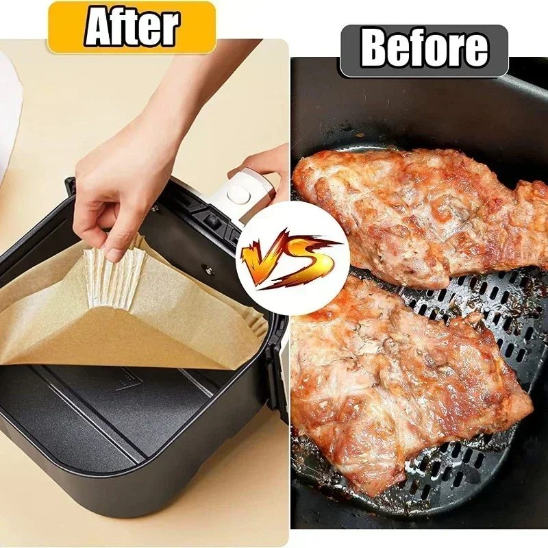 100PCS Airfryer Bakpapier Disp - Kitchen Paper For Baking avaliação e preço
