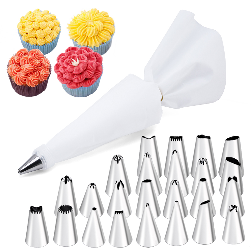 6/14/26/29 pcs set Cream Nozzl - Kitchen Set Bakery avaliação e preço