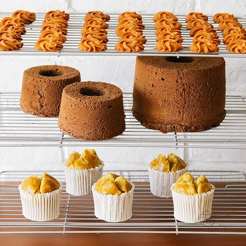 Foldable Multi-Layer Cake Cool - Kitchen Baking Rack avaliação e preço