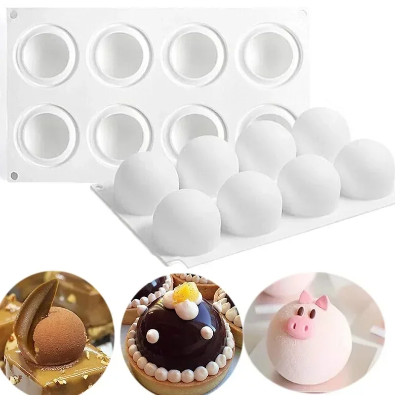 3D Sphere Silicone Mold For Mo - Kitchen Appliances For Baking avaliação e preço