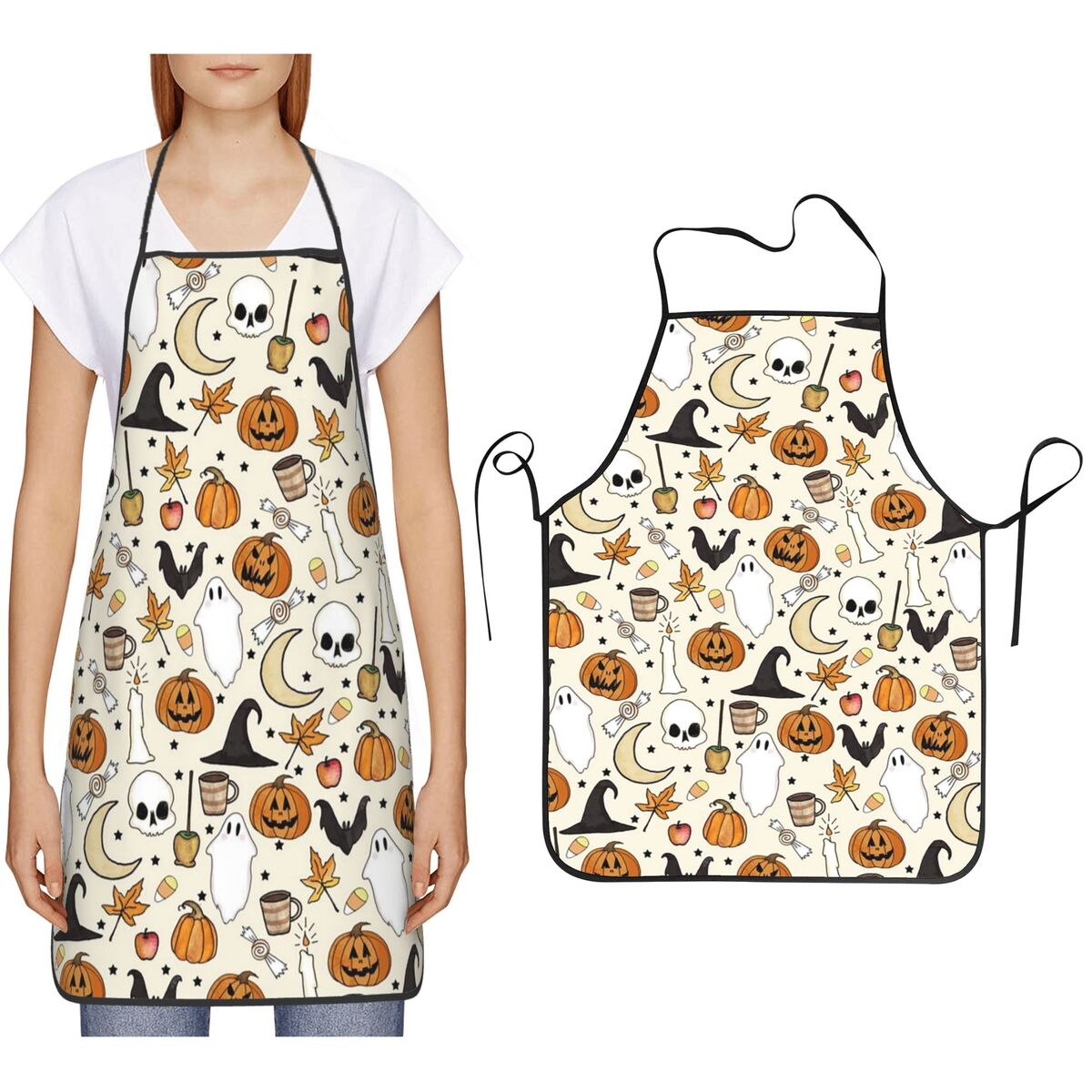Halloween Pumpkin Witch Bat Ca - Kitchen Witch Baking avaliação e preço