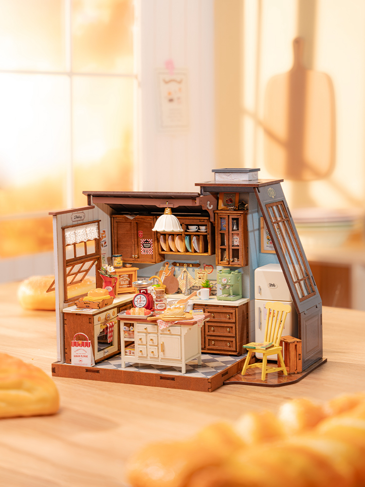 Robotime Rolife Baking Kitchen - Baking Kitchen Dg172 avaliação e preço