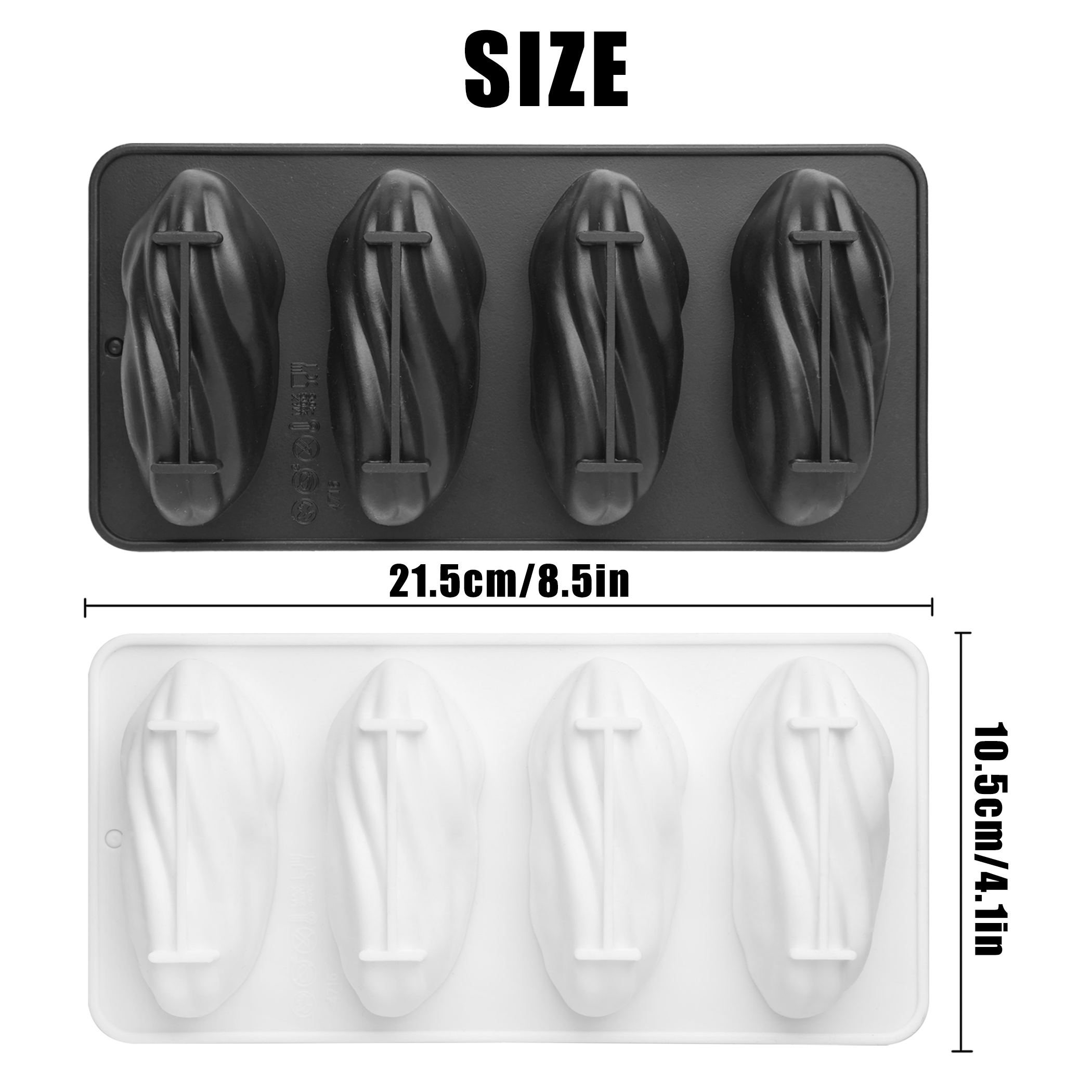 4-Cell Pistachios Design Silic - Kitchen Appliances For Baking avaliação e preço
