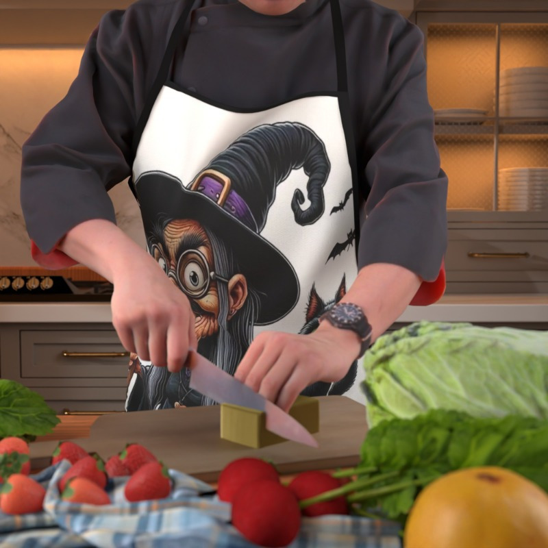 1pc Witch and Black Cat Themed - Kitchen Witch Baking avaliação e preço