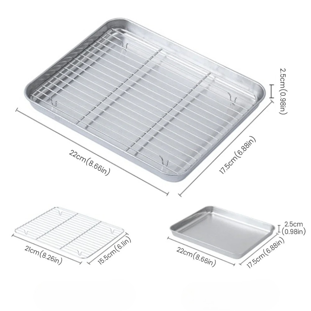 Stainless Steel Baking Sheet w - Kitchen Baking Rack avaliação e preço