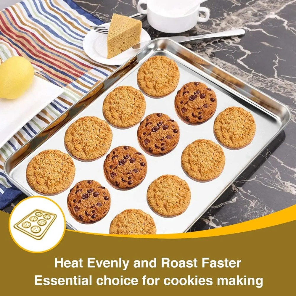 Stainless Steel Baking Sheet w - Kitchen Baking Rack avaliação e preço