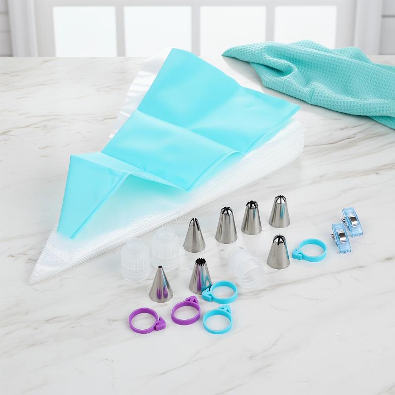 Piping Pastry Bag With Nozzles - Kitchen Set Bakery avaliação e preço