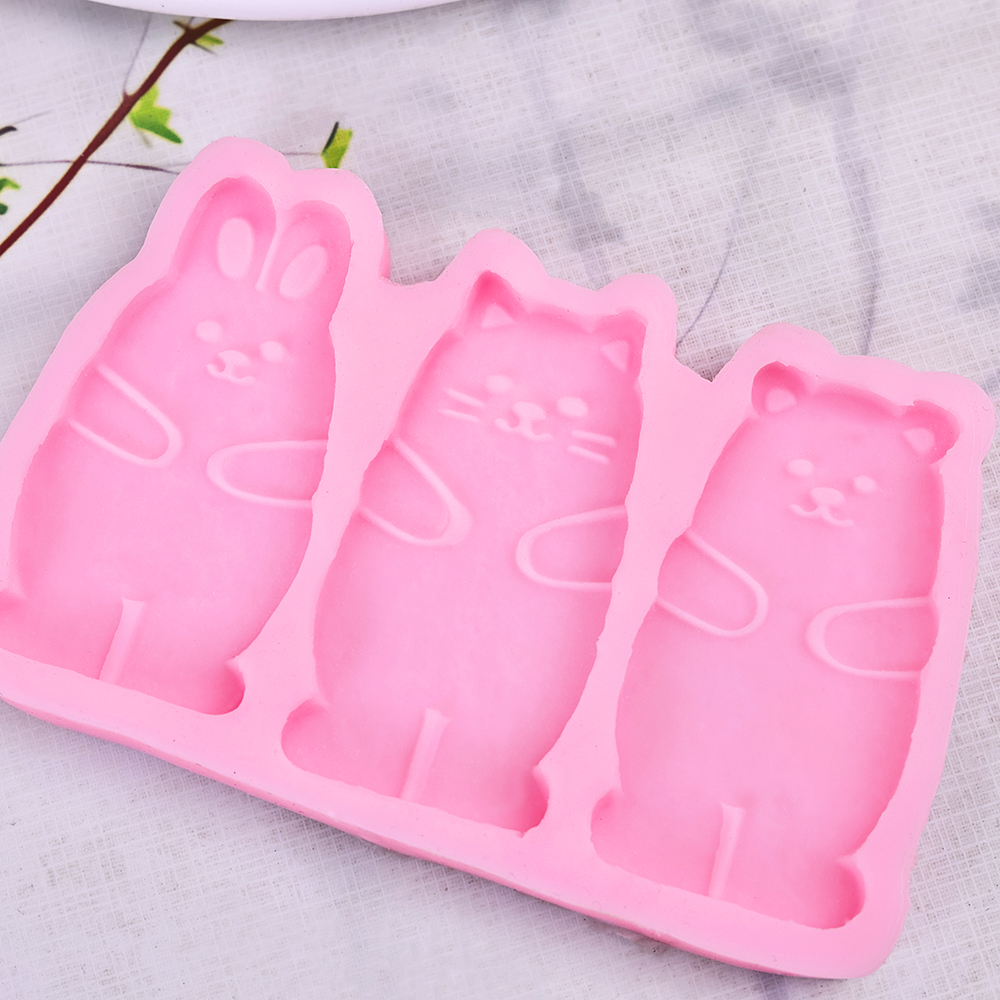 1pc Cartoon Triple Link Rabbit - Baking Kitchen Diy avaliação e preço