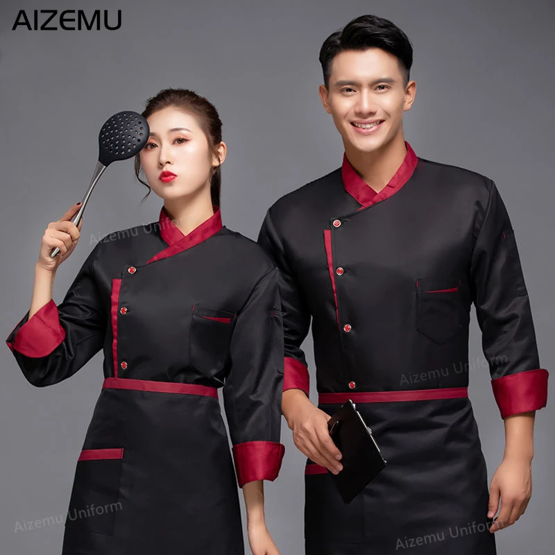Man Restaurant Chef Jacket Lon - Kitchen Set Bakery avaliação e preço