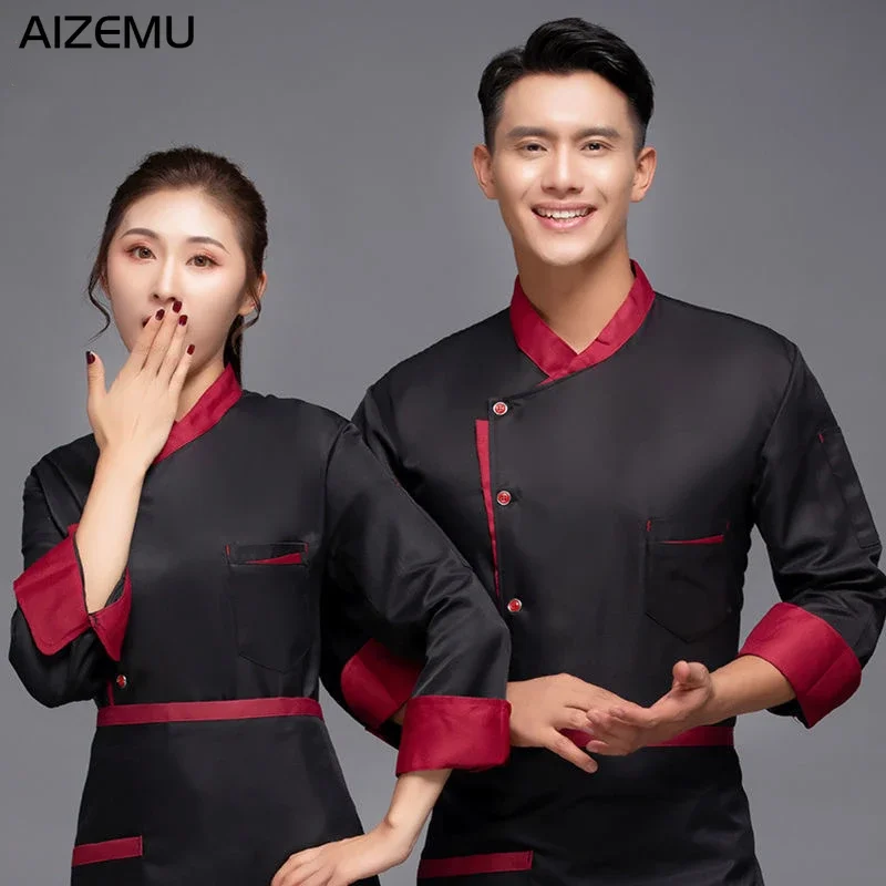 Man Restaurant Chef Jacket Lon - Kitchen Set Bakery avaliação e preço