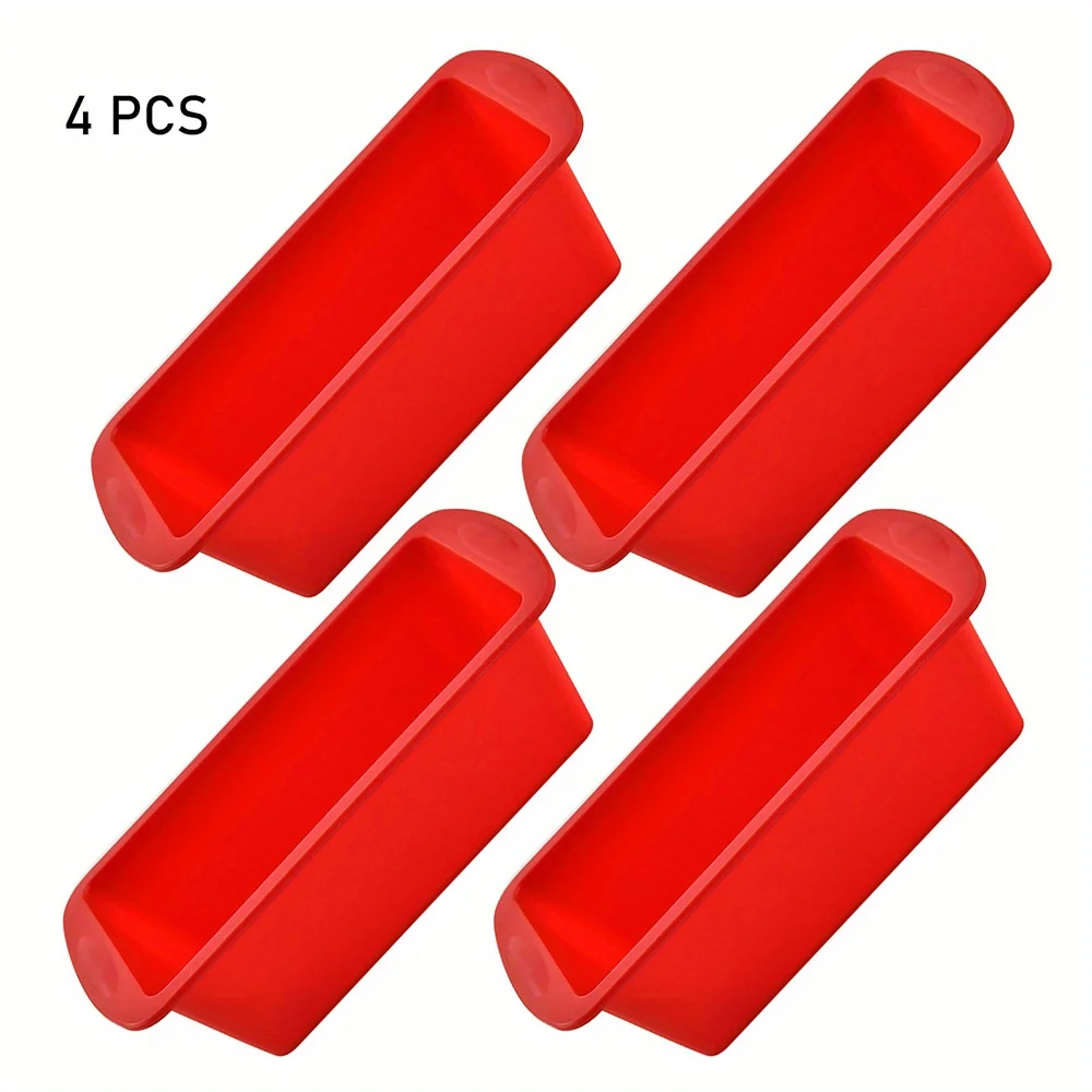 4Pcs Hot Sale Silicone Cake Mo - Kitchen Baking Pans For Sale avaliação e preço