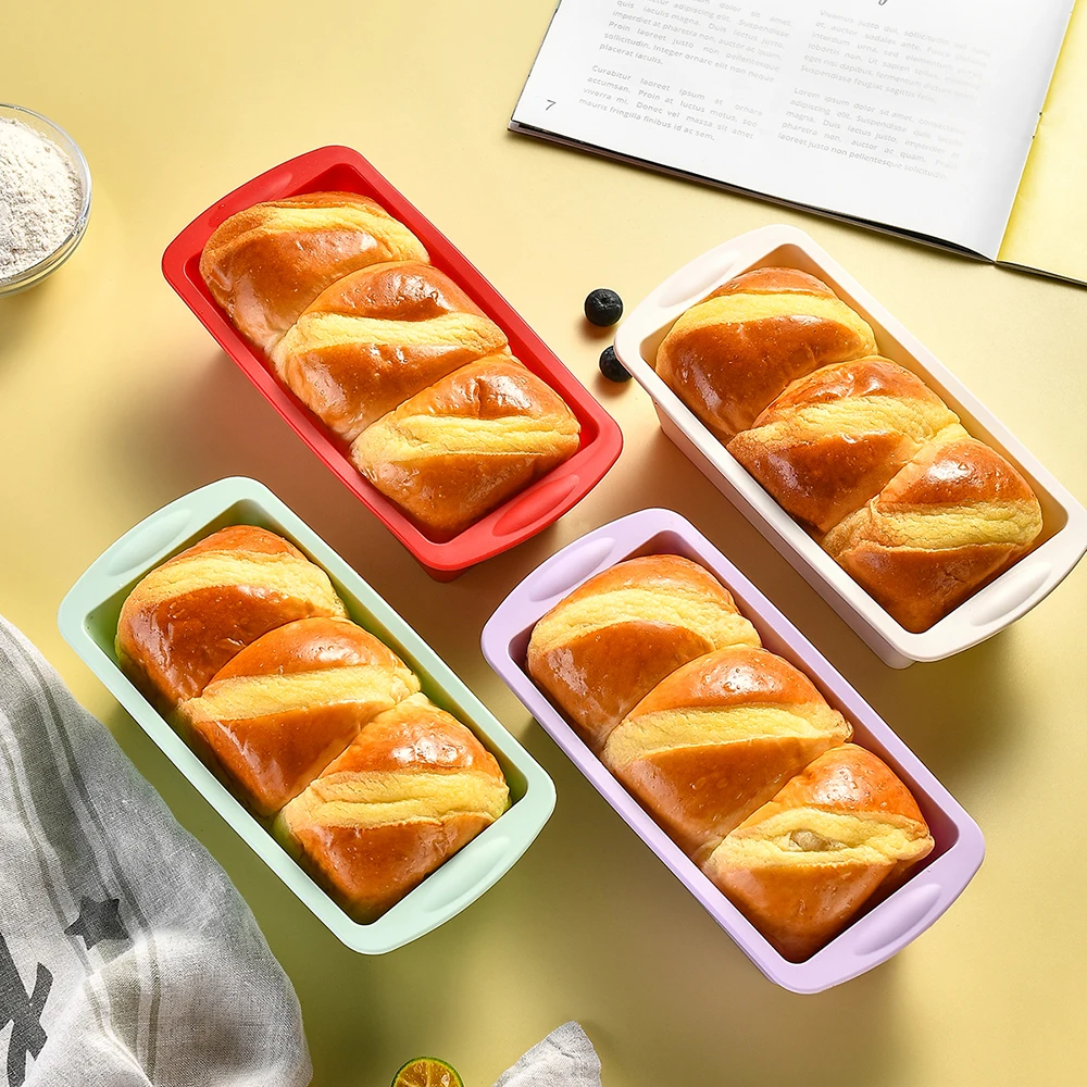 4Pcs Hot Sale Silicone Cake Mo - Kitchen Baking Pans For Sale avaliação e preço