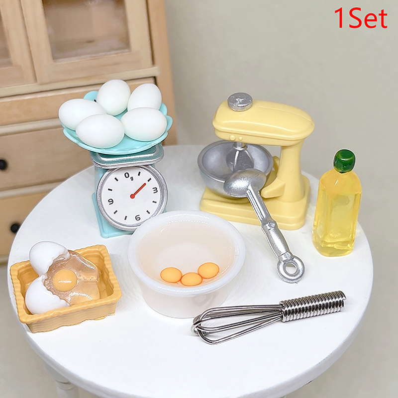 1Set 1:12 Dollhouse Miniature  - Kitchen Baking Tools avaliação e preço