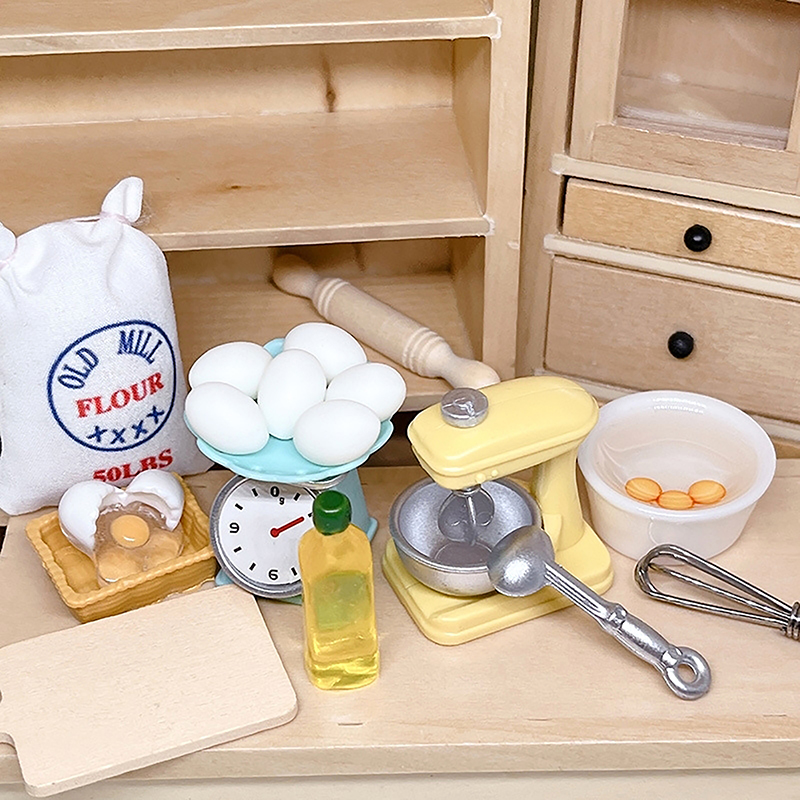 1Set 1:12 Dollhouse Miniature  - Kitchen Baking Tools avaliação e preço